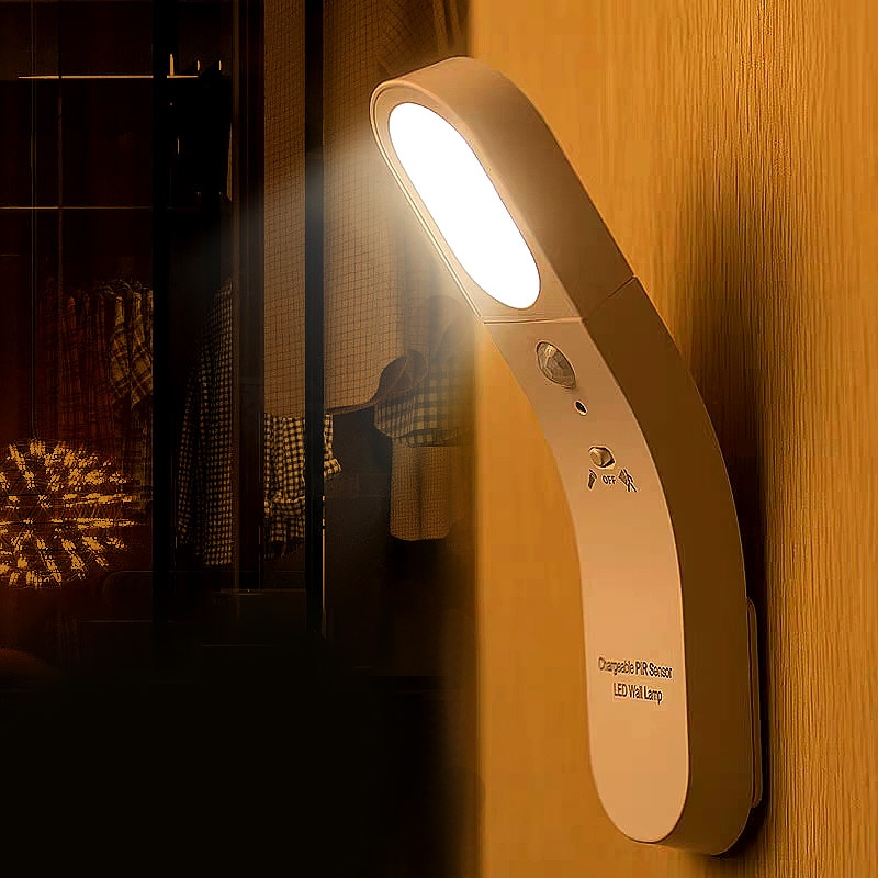 USB opladen corridor inductie LED nachtlampje intelligente lichtregeling menselijk lichaam inductie bedlampje