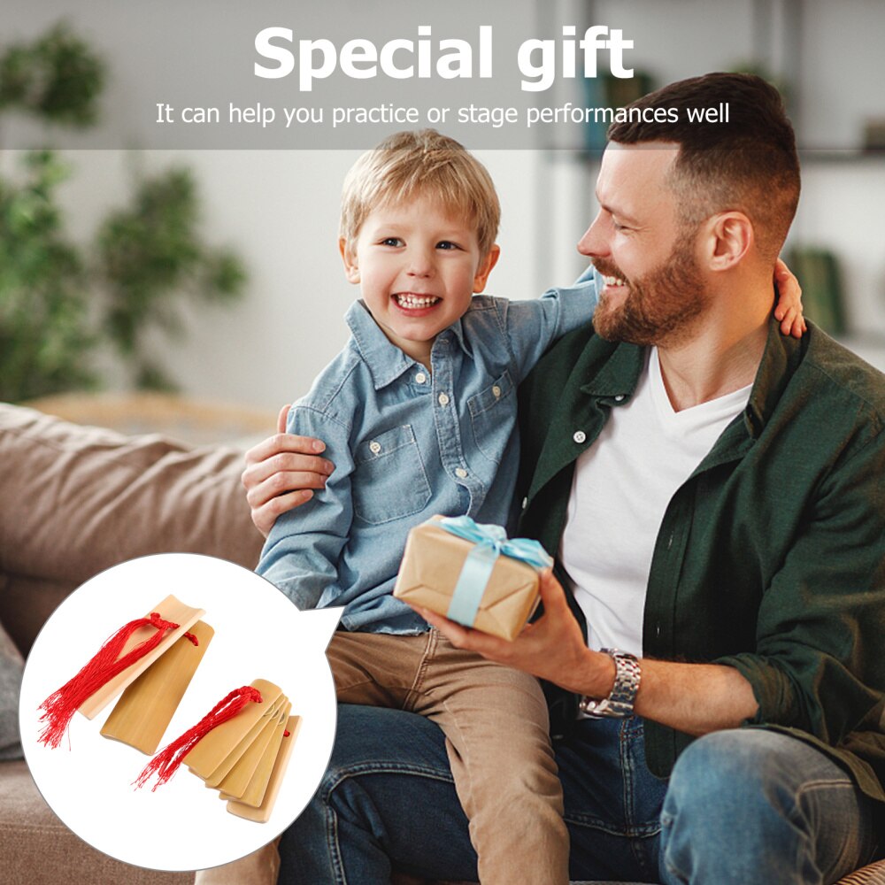 1 Pair Allegro Bamboo Castanets Musical Instrument Accessories for Adult