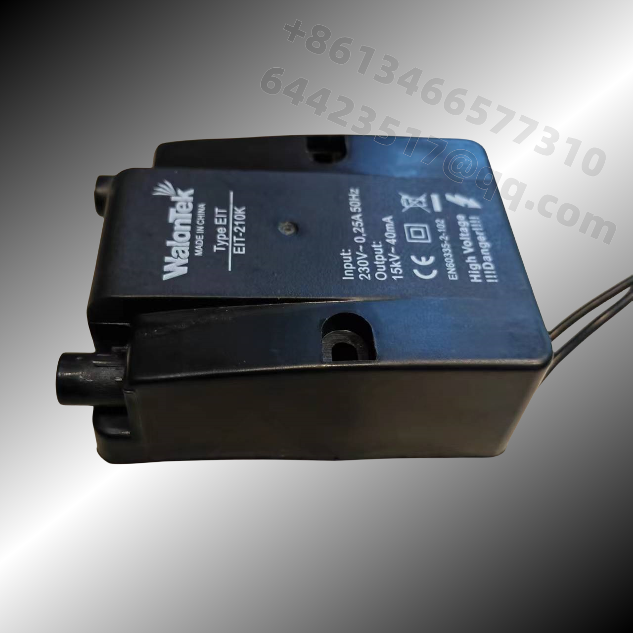 WalonTek EIT-210K Ignition Transformer for Oil Boiler Burner Input 220V Output 15KV with 2 Pole
