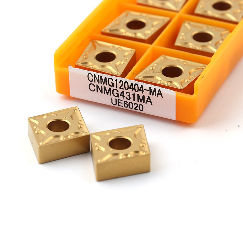 CNMG120404 CNMG120408 MA VP15TF UE6020 US735 insertos de carburo originales herramientas de torno CNC herramientas de hoja de giro externo para acero