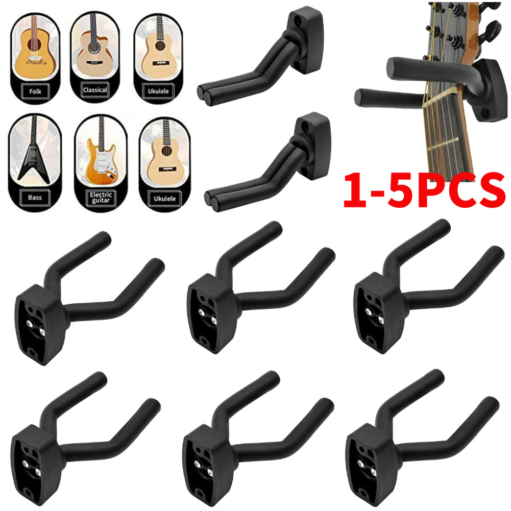 Muurbevestiging Gitaar Hanger Haak Antislip Houder Stand voor Akoestische Gitaar Ukelele Viool Basgitaar Onderdelen Instrument Accessoires