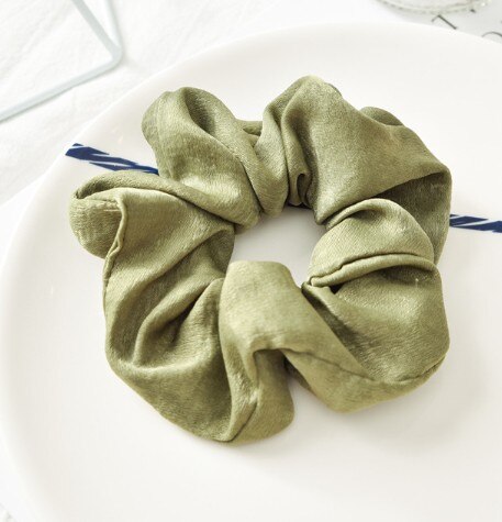 Elastische Satin Printing Vrouwen Haar Scrunchies Paardenstaart Houder Decoraties Lady Meisjes Haar Touw Braiders Haarband Accessoires