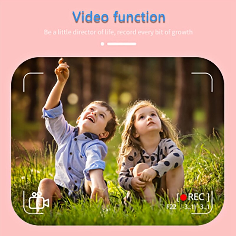 Doppel Schuss freundlicher Foto Kamera mit Karikatur Schutzhülle Digital Kamera Lustige Elektronische Spielzeug freundlicher Geburtstag