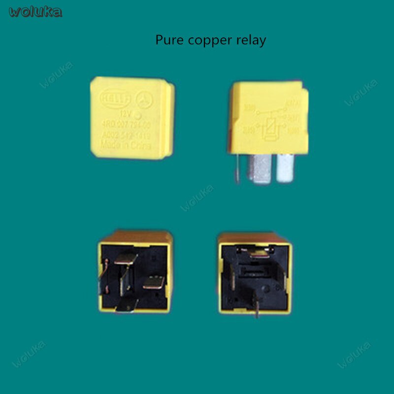 Car pure copper 4 pins 5 pins relay 12V universal modified car relay 4 plug relay 5 plug relay CD50 Q04