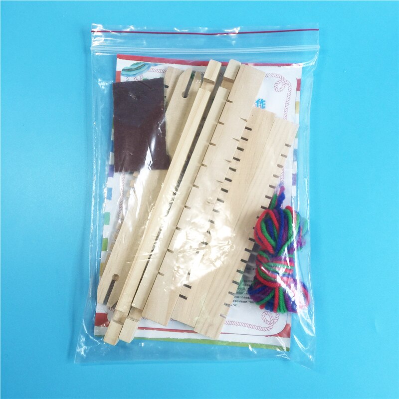 Weaving Loom Craft Educational Tool Wood Weaving Traditional Wooden Kids Adult Toy Frame Pixel Knitting Machine Christmas