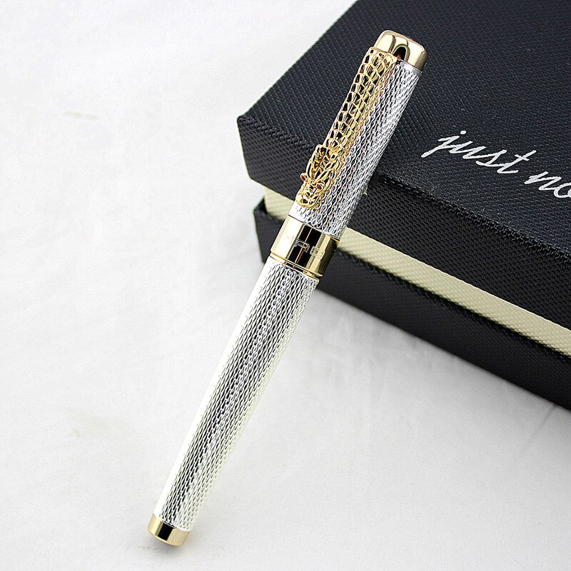 Jinhao 1200 Golden Dragon luxury business school office Writing Fountain Pen
