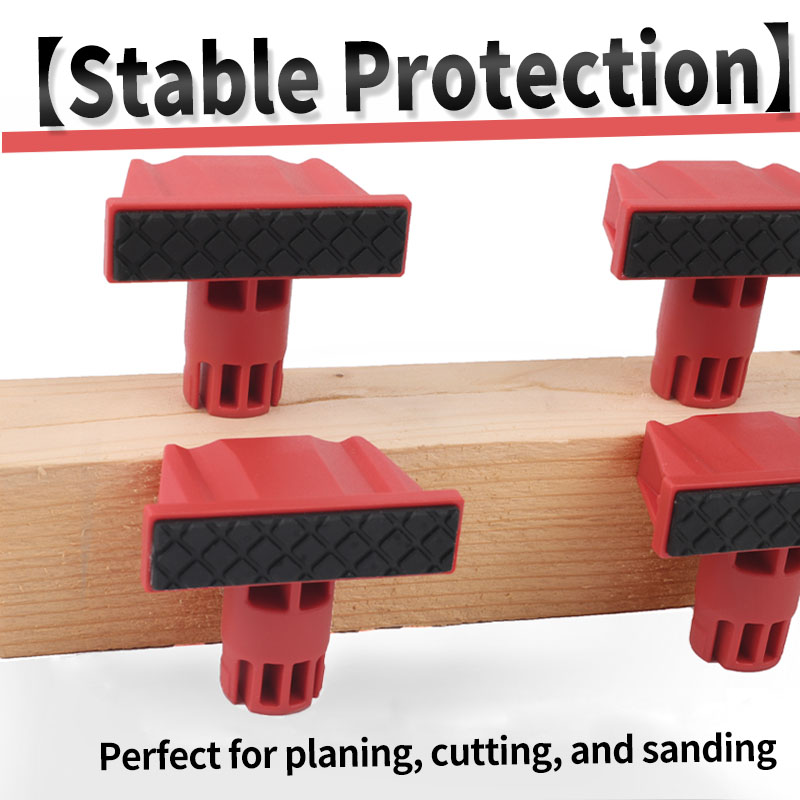 4 Stuks Houtbewerking Bank Honden Voor Positionering Werkbank Peg Rem Honden Gat Baffle 20 Mm Stopper Workshop Tafel limiet Blok Gereedschap