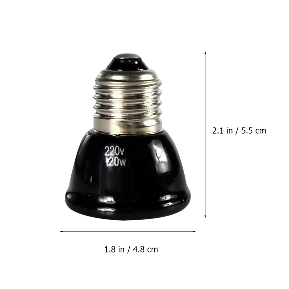 1Pc Heat Lamp Premium Portable Lightweight Durable Heating Light Heat Preservation Lamp Heat Emitter for Reptile Turtle
