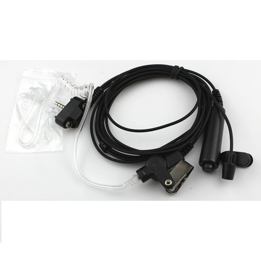 Auriculares de tubo de aire acústico, auricular PTT para Vertex estándar VX131 VX230 VX231 VX261, Walkie Talkie