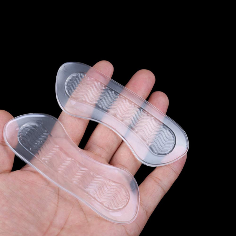 1 Pair Soft Silicone Gel Women Heel Inserts protector Foot feet Care Shoe Insert Pads Insole Cushion Feet Care Accessories HD-X