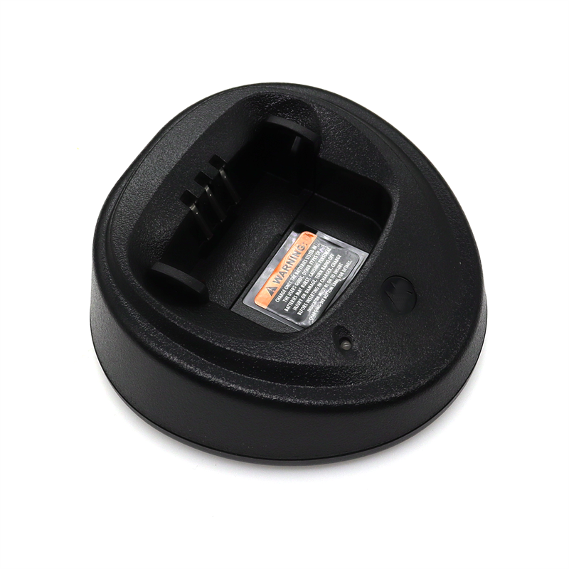 Cargador de batería de Walkie Talkie para MOTOROLA CP200 EP450 CP040 CP140 CP180 DP1400 GP3688 DEP450 WPLN4137: Negro