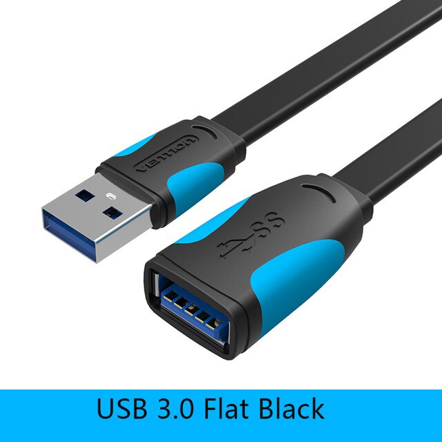 Vention USB Extension Cable USB 3.0 Cable for Camera PC PS4 Xbox Smart TV High Speed Charger&amp;Data USB 3.0 2.0 Cable Extender: USB2.0 A13 / 3m