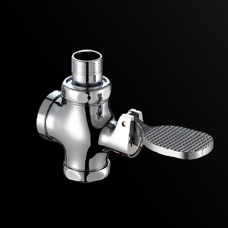 Copper Delay Valve Stool Flushing Valve Foot-pressing Type Time Delay Self Closing Toilet Flush Valve WC Urinal Flush Valve