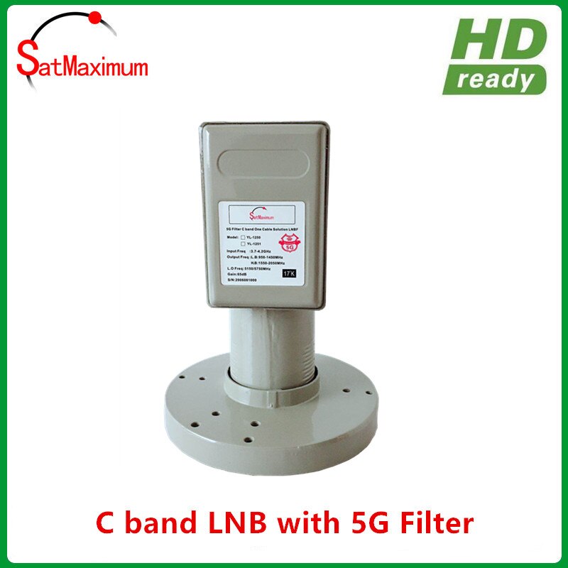 High Gain C band LNB with 5G Filter one cable solution LNB