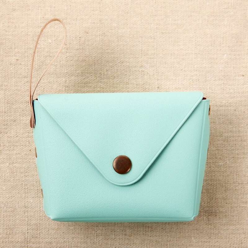 Bolsos de piel sintética para niños y mujeres, bandoleras cruzadas de colores pastel, para uso diario, monedero: D