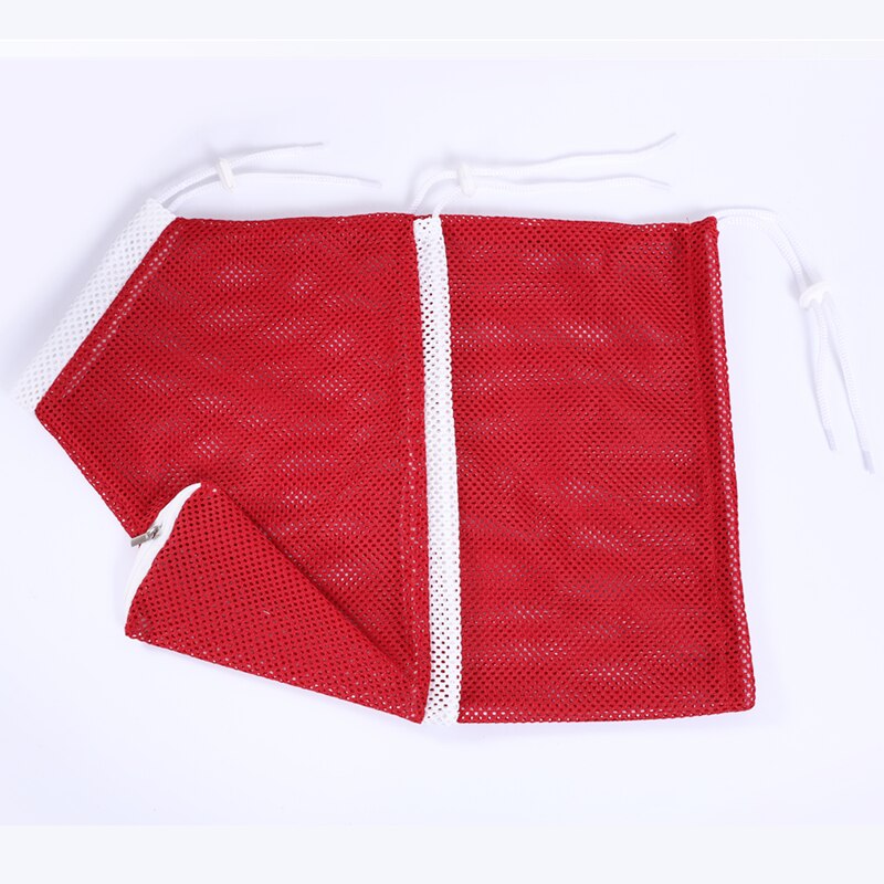 Upgraded Cat Bath Bag Nylon Mesh Breathable Pet Grooming Bag Anti Scratch Bags Nail Trimming Injecting Tool for Pets Cats: 2 red white