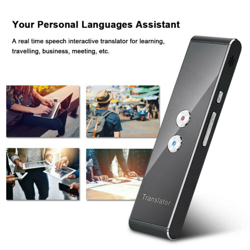 Draagbare bluetooth smart 40+  talen 2.4g vertaler tweerichtings realtime stem