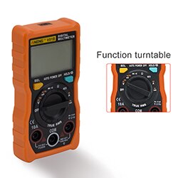 ANENG V01B 4000 Counts Digital multimeter comprobador automotive electrical dmm transistor tester capacitance meter test point: Orange