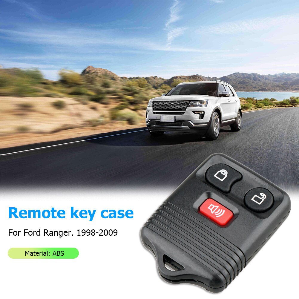 3 Buttons Car Key Fob Case Replacement Shell for Ford Ranger F150 F250 F350