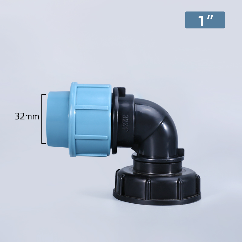 IBC Water Tank Pipe Joints Garden Water Connectors For Tank Elbow Outlet 20/25/32MM Watering Irrigation adapter Tool: DN32