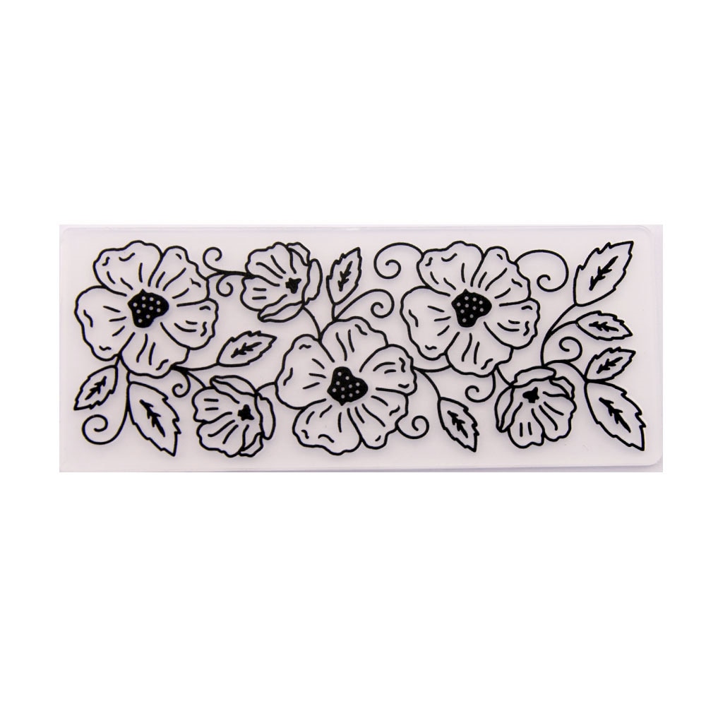 YINISE Plastic Embossing Folder For Scrapbook Stencils FLOWERS BACKGROUND DIY Photo Album Cards Making Decoration Scrapbooking