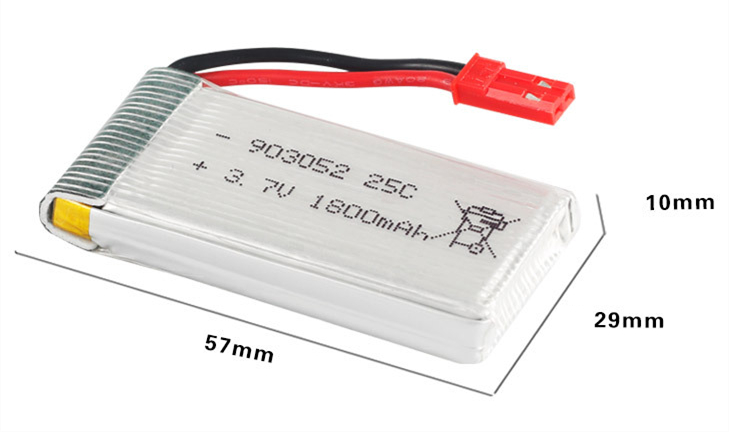 3,7 v 1800mAh lipo batería para KY601S SYMA X5 X5S X5C X5SC X5SH X5SW X5HW X5UW M18 H5P HQ898 H11D H11C helicóptero de la batería