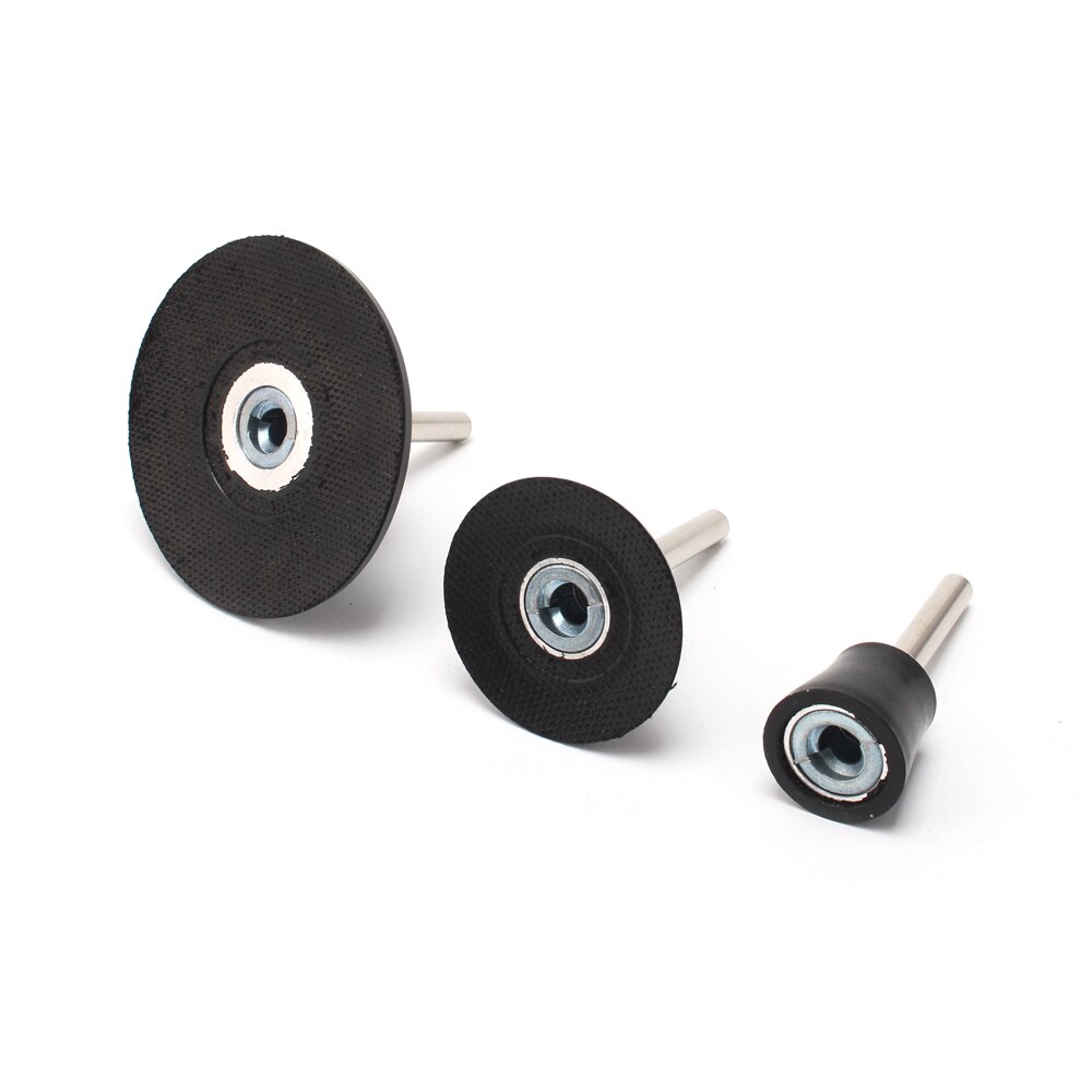 Support de disque de ponçage avec trou de vis M6, 1 &quot;2&quot; et 3 &quot;, avec tige de 1/4&quot; 6mm