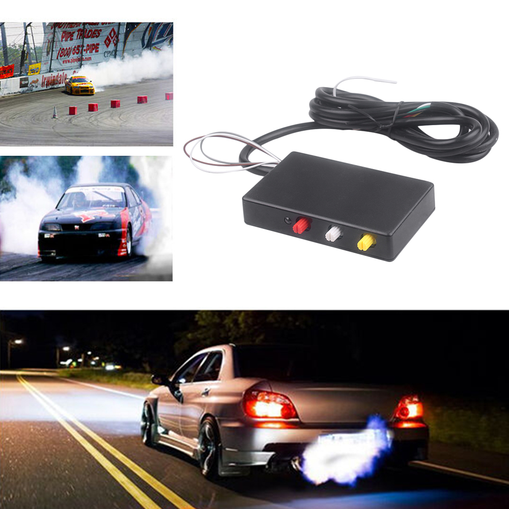 Kit de lanzador de llama de escape con Control de fuego Rev limitador de encendido de coche Universal