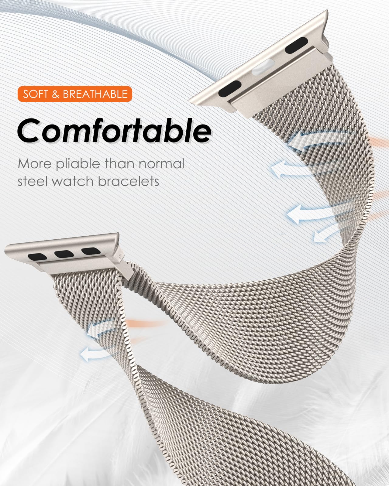 Milanesiskt armband för apple watch-band 44mm 40mm 45mm 49mm 41mm 38mm 42 44 mm armband iwatch-serie 9 3 6 5 se 7 8 ultra 2 rem