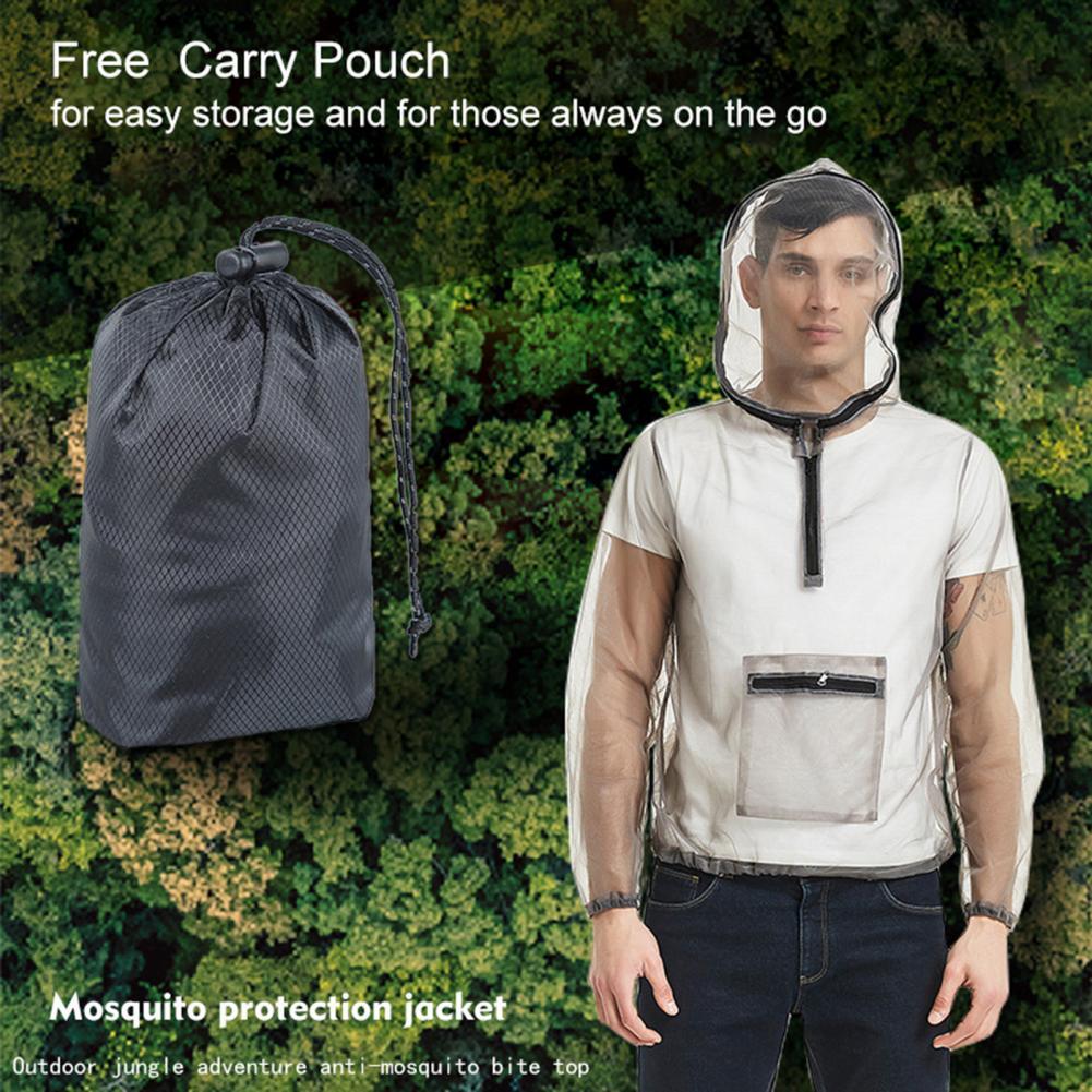 Combinaison anti-moustique à Double fermeture éclair pour le jardinage, veste respirante anti-insectes, Super Cool et douce