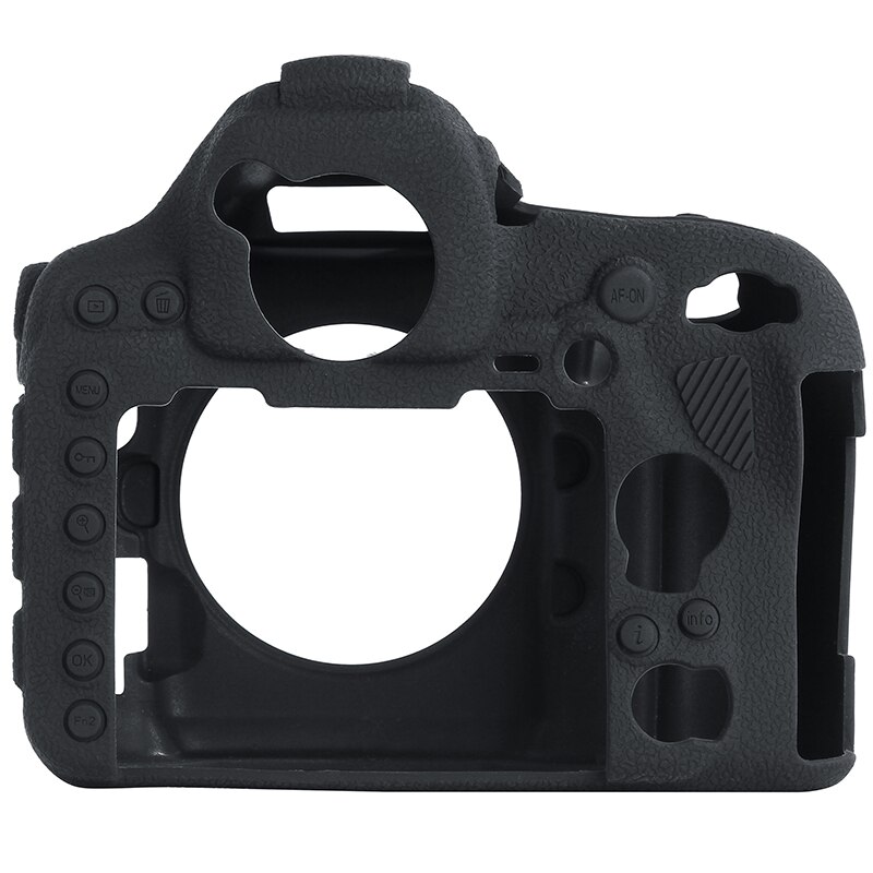 Para Nikon D850 funda de silicona para cámara Nikon D850 cubierta protectora de cámara textura Litchi antideslizante