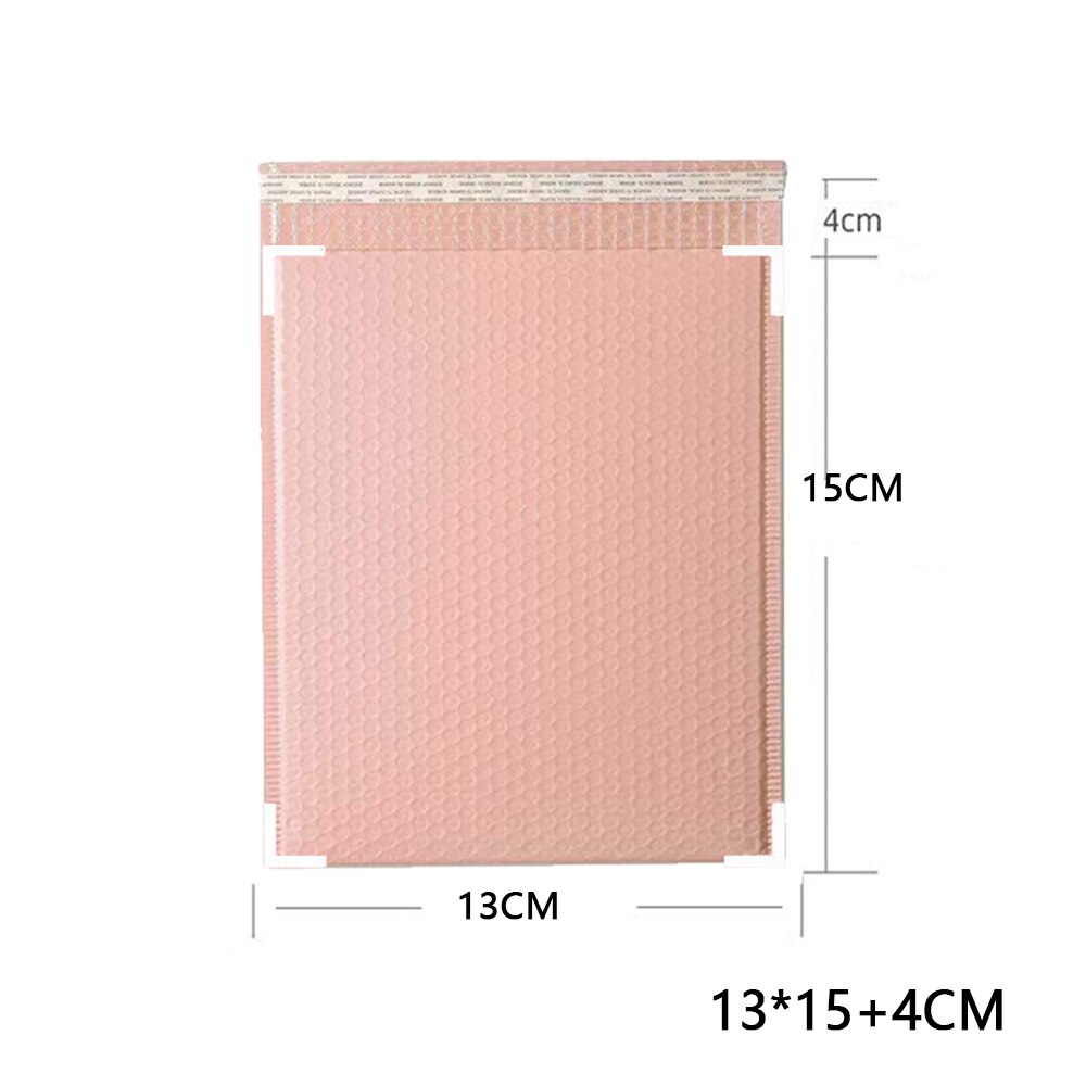 25pcs Pink polymailer envelopes Self Seal mailing bubble mailers shippping bags for small business supplies envelope fast ship: Skin 25pcs 13x15cm