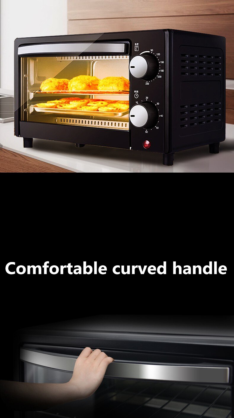 SUSWEETLIFEmini automatic electric oven multifunction baking machine 1500W three-layers cake pizza oven kitchen cooking tools EU