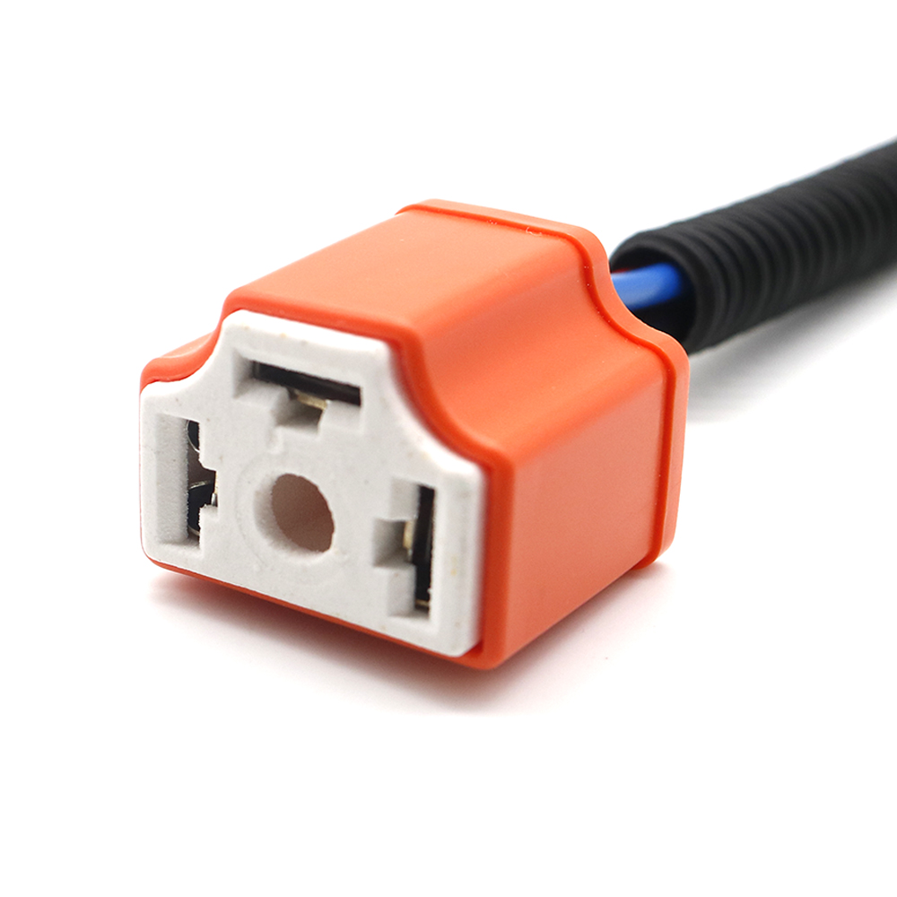 2 uds H13 9008 macho a H4 9003 hembra conector de conversión de cerámica arnés de cableado faro luz antiniebla enchufe Cable adaptadores de enchufe