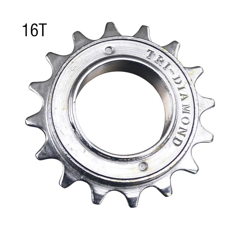 16T 34mm Single Speed Road Bicycle FreeWheel Fixie Bike FlyWheel Chrome Molybdenum Steel Gear Bike Parts Bike Accessory 40 click: Default Title