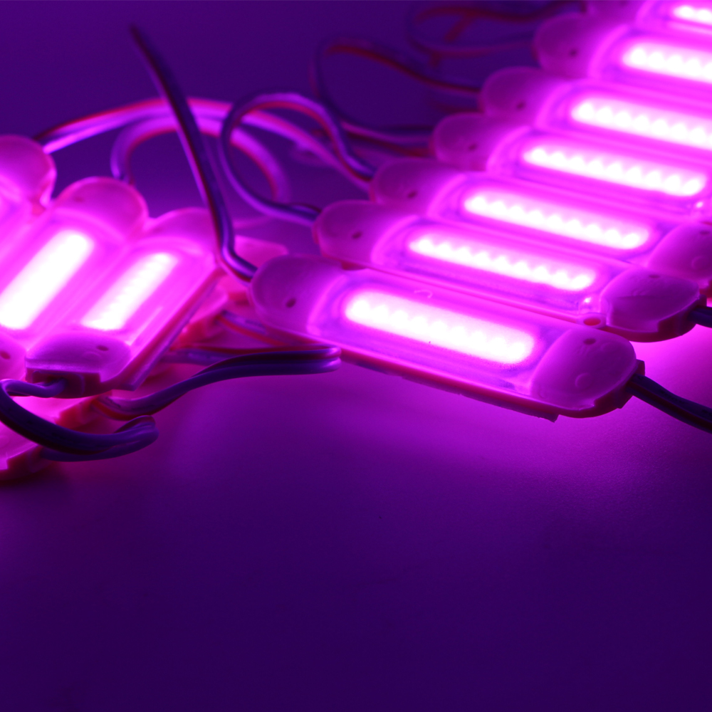 Led Module 12V COB Light Advertisement Sign Backlight Shop Banner Waterproof IP65 White Red Green Blue Yellow Pink 20pcs