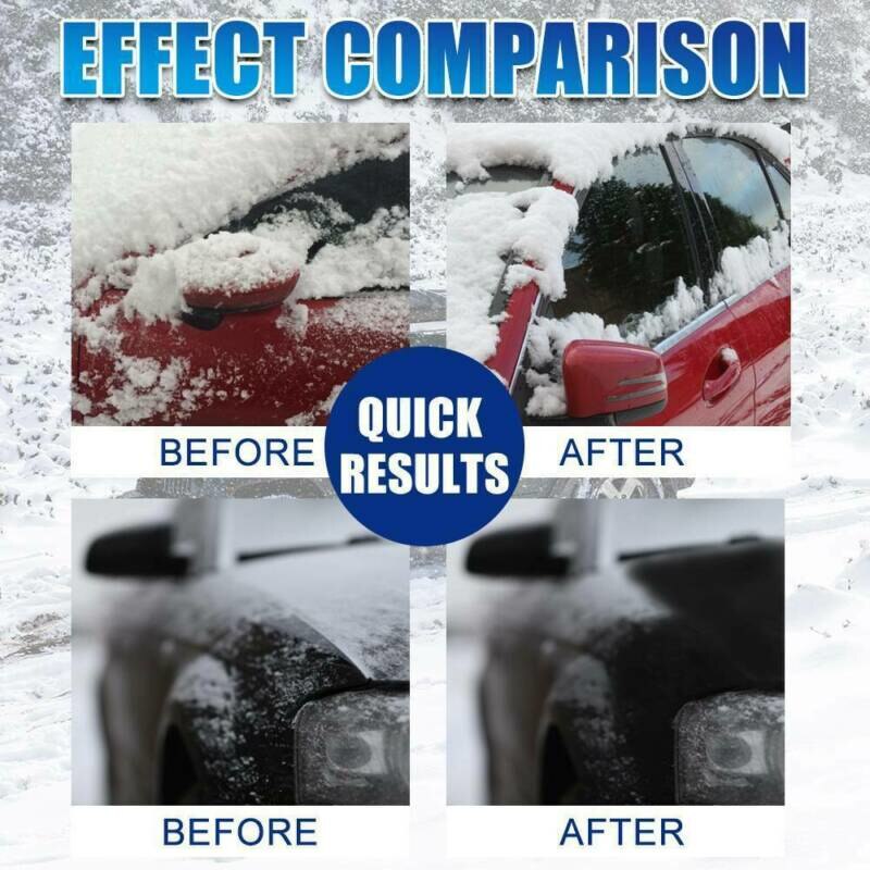 30ml Car Window Windshield Car Ice Snow Remover Agent Deicer Cone Deicing Shovel Tool Removal Glass Ice Scraper Cleaner