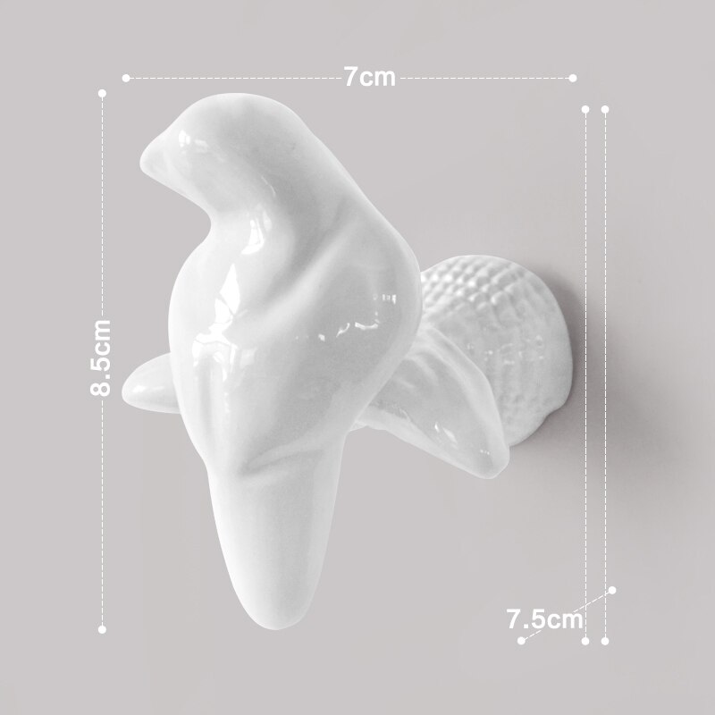 8 x 5 x 5cm watermuurhangers voor het ophangen van jassen, hoeden, kleding, wit/zwart/goud/rood/blauw/groen premium hars wandhaken p: O