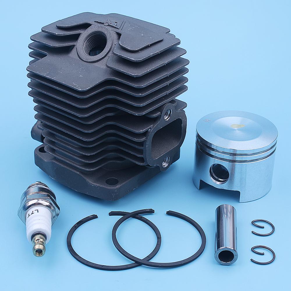 44mm -sylindret stempelsett for kawasaki  th48 kbh 48a ha048j ha048j-as50 motorsag 11005-2123, 11005 2123 reservedeler
