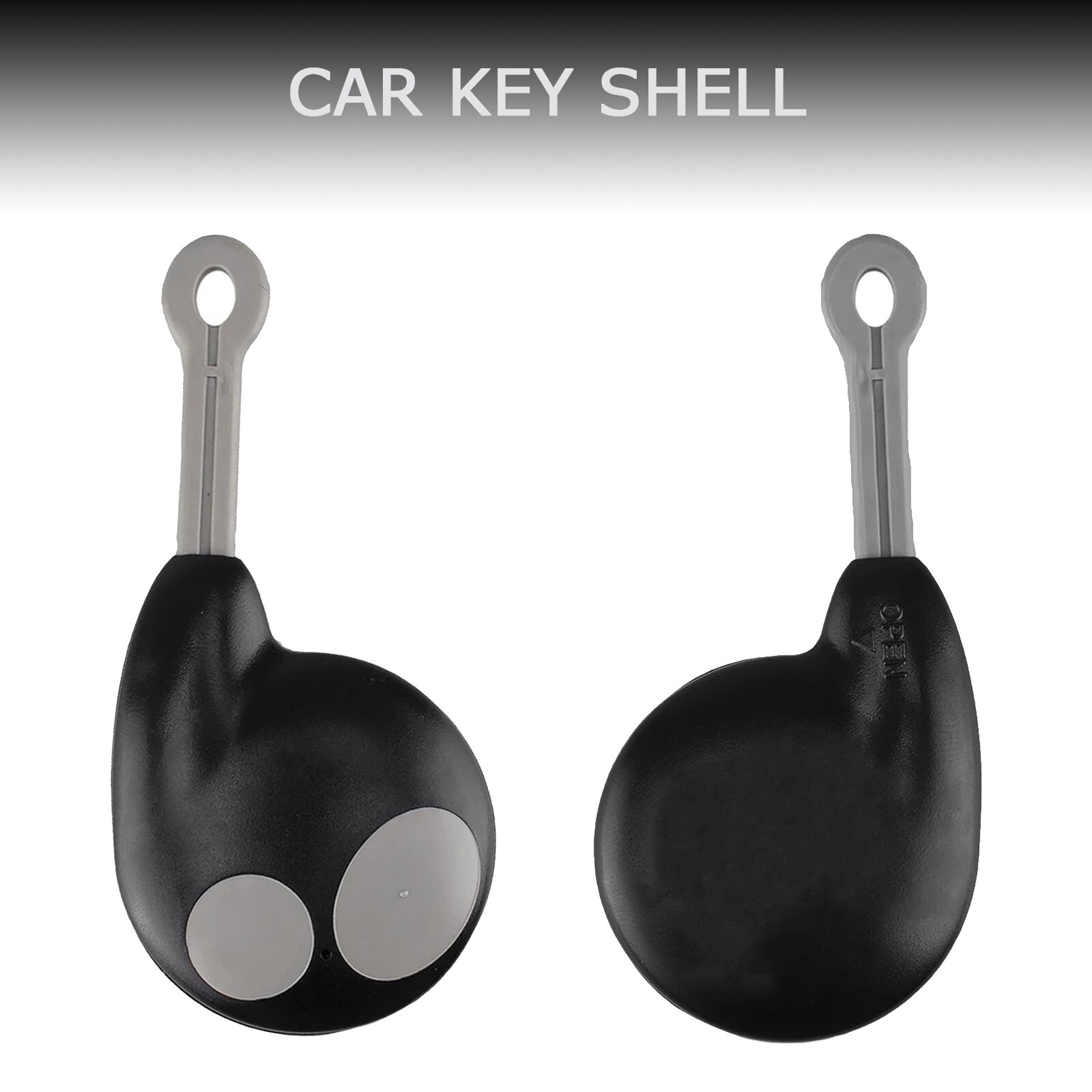 Coque de clé intelligente à télécommande pratique, 2 boutons d&#39;entrée sans clé pour Toyota pour alarme Cobra 7777 1046 3196 pas de batterie