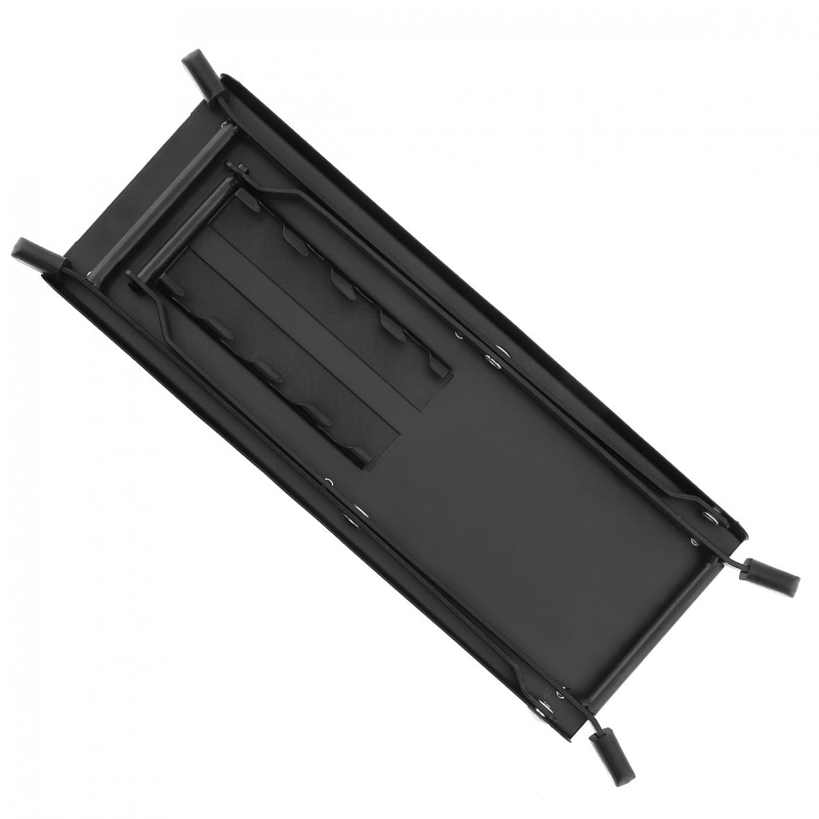 Metal Folding Guitar Footstool Rest Anti-Slip Stand Height Adjustable Foot Rest Stand Footboard for Musical Instrument