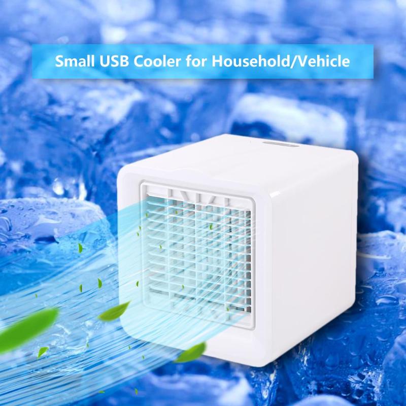150ML Mini USB Cooler Air Conditioner Humidifier Purifier Air Cooling Fan 3 Speed Air Cooler Summer Car Air Cooler Fan