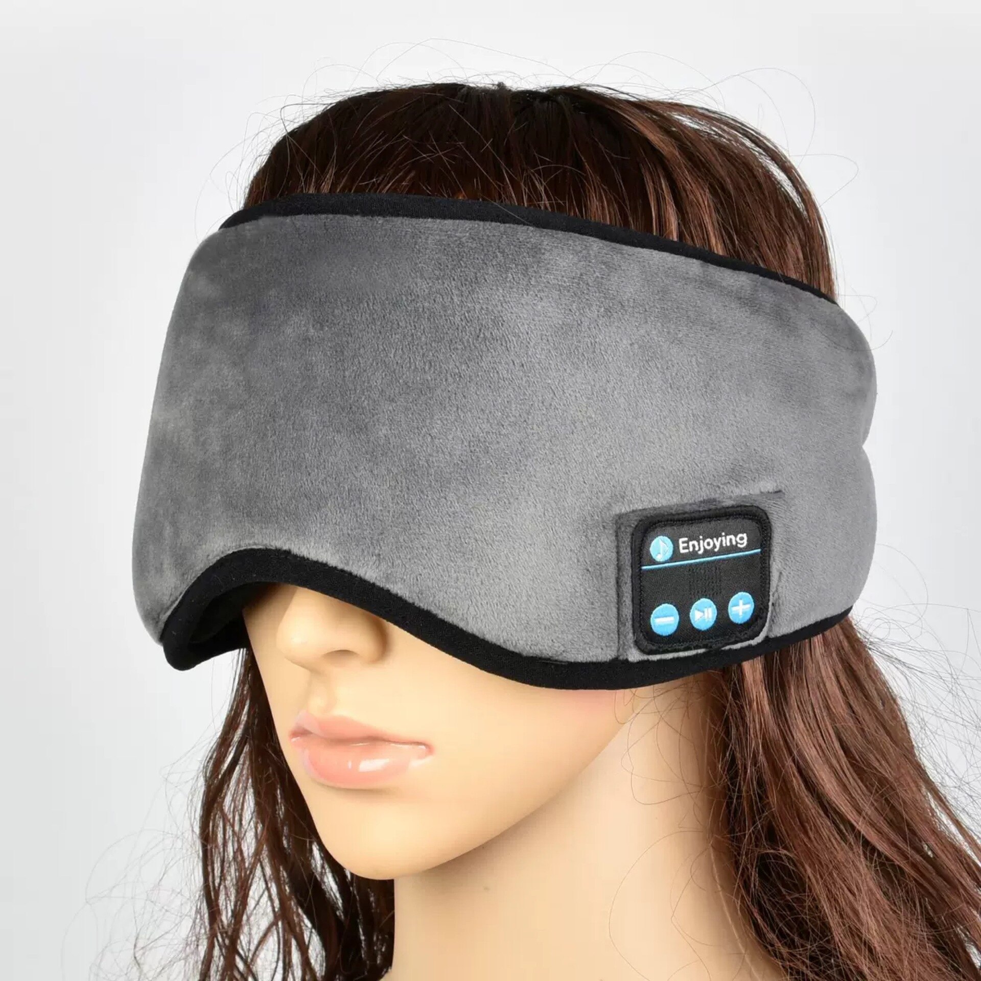 Wireless Bluetooth Music Eye Mask Long-distance Travel Shading Travel Rest Auxiliary Eye Mask Sleep Eye Mask Soft Pad Massager