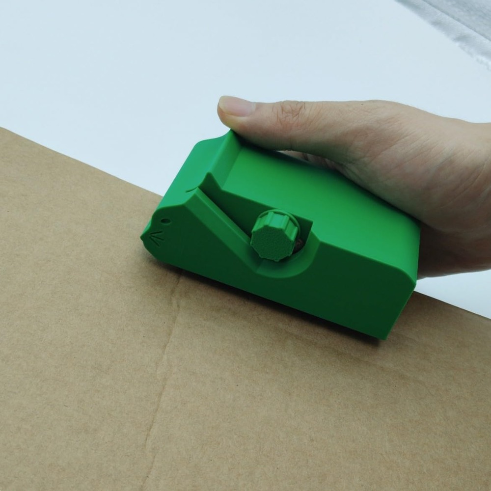 Handheld Cutting Tools Cardboard Cutter for Cat Scratchers Cute 3D Printed Card Board Cutter Portable: light yellow