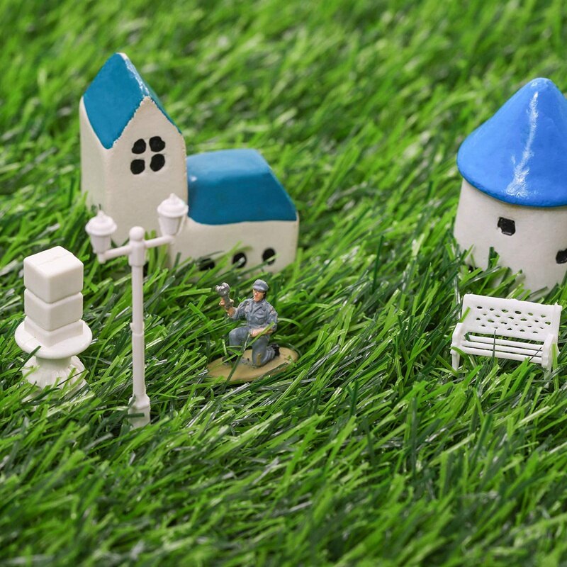 Artificial Grass Table Runners Carpet Roll Synthetic Grass Table Runner 12 x 108 Inch Grass Tabletop Decoration