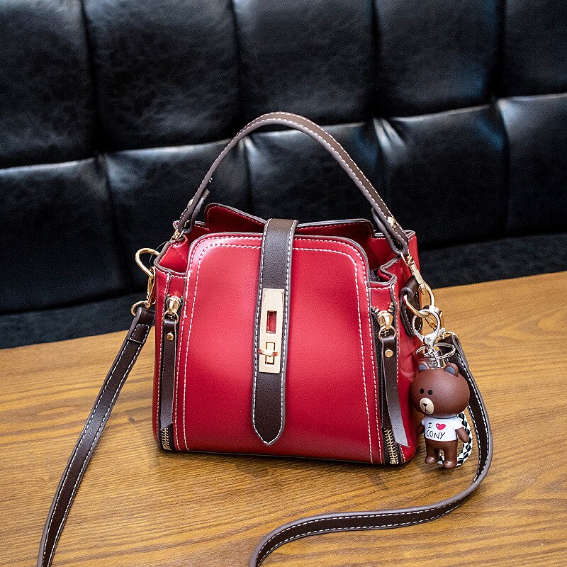 Small Bag Women's Bag Style Western Style Crossbody Bag Women's: Red