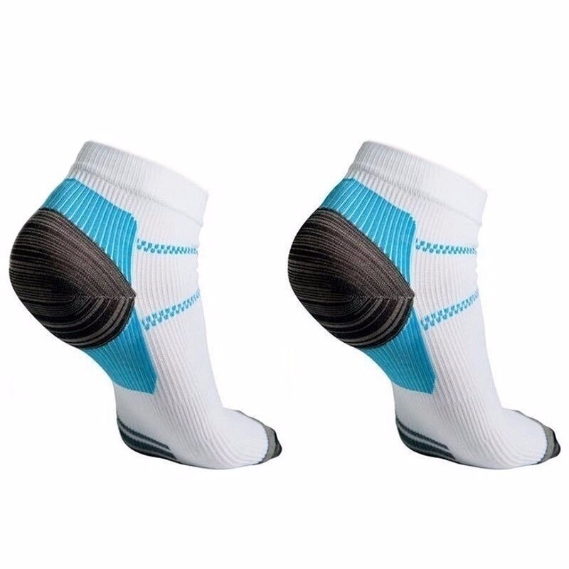 1 paar Unisex Voet Compressie Sokken Plantaire Fasciitis Hielspoor Boog Pijn Ademende Sok Outdoor Sport Sokken One Size