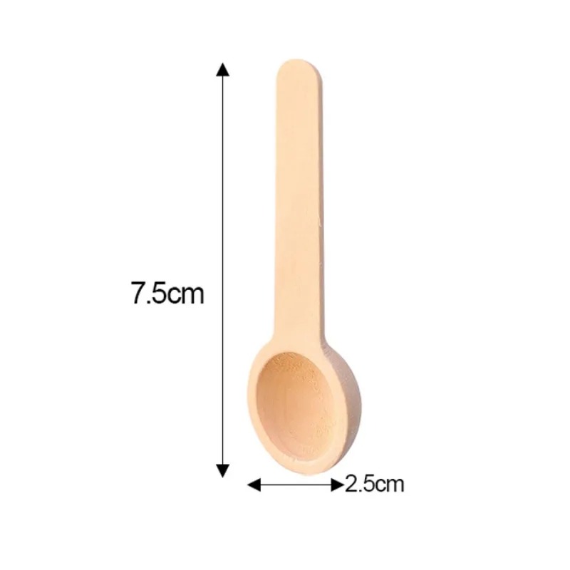 30/10 stk. mini træske med kort skaft, lille køkkenkrydderi, teskefuld, sukker, is, kaffeske, køkkentilbehør
