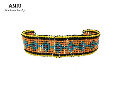 AMIU Handgemachte Freundschaft Armband Böhmen Stil Hippie Armband Seil Beliebte String Samen Perlen Armbänder Für Frauen Männer Weihnachten: A11