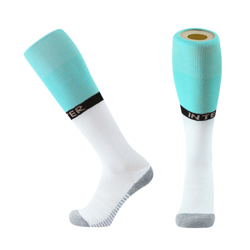 Men Sports Soccer Socks Football Club Sock Knee-High Breathable High Elastic Adult Kids Long Stocking Socks Boy